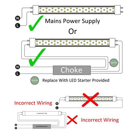 Connection Of Led Tube Light Winch Contactor Wiring Diagram