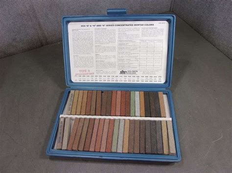 SOLOMON COLORS MORTAR COLOR KIT - Bentley & Associates, LLC