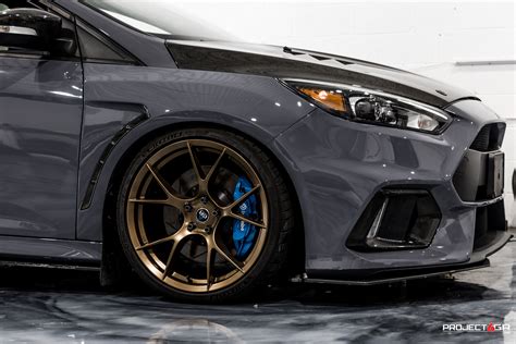 Built! Ford Focus RS sporting the Project 6GR 10-TEN Bronze wheels RS ...