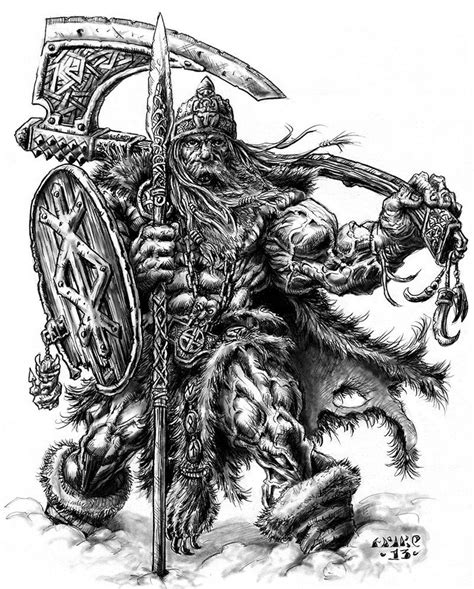 High Fantasy, Fantasy Art, Viking Warrior Tattoos, Pencil Tattoo ...