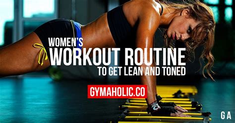 Gym Workout Plan For Women Toning - WorkoutWalls