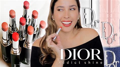 NEW DIOR ADDICT STELLAR SHINE LIPSTICK REVIEW, SWATCHES WEAR TEST ...