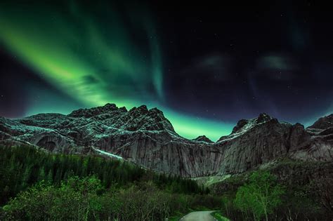 Norway northern lights wallpaper | nature and landscape | Wallpaper Better