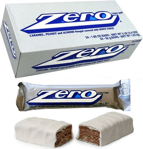 Zero Candy Bar | Hershey Candy Bars | White Fudge Covered