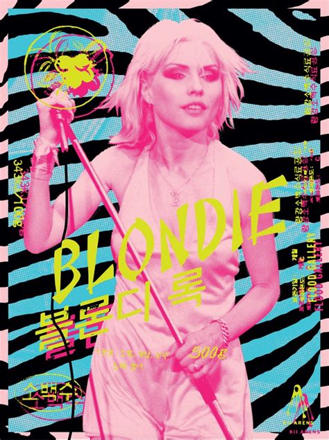 INSIDE THE ROCK POSTER FRAME BLOG: Kii Arens Blondie Poster Release By Flood Gallery