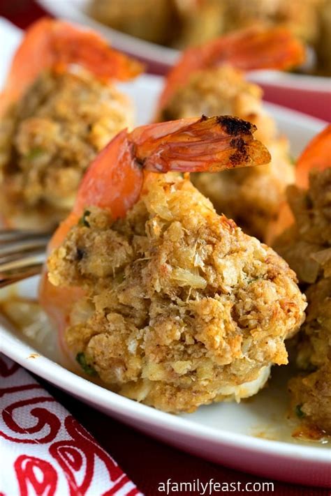 Baked Stuffed Shrimp - A Family Feast