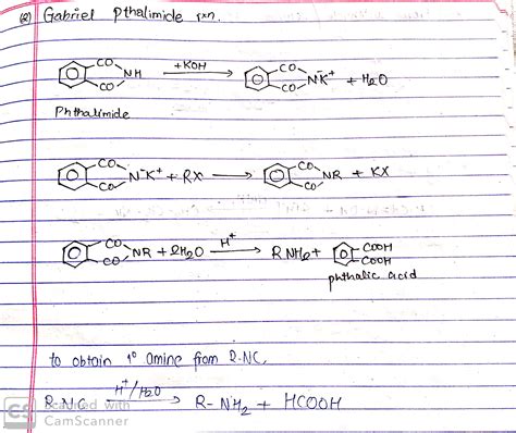 Aliphatic Amines and their Preparation | Class Twelve Chemistry