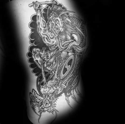 60 Raijin Tattoo Designs For Men - Japanese Mythology Ink Ideas