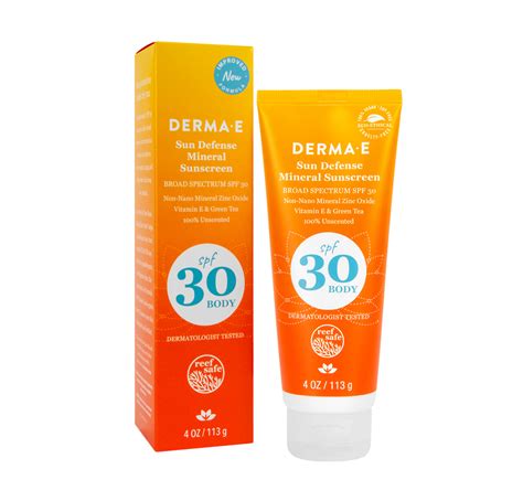 Antioxidant Natural Sunscreen Body Lotion Spf 30 | Derma E