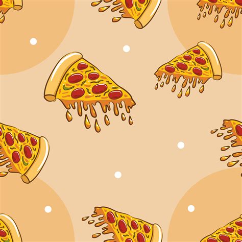 Pizza pattern background seamless 20433872 Vector Art at Vecteezy