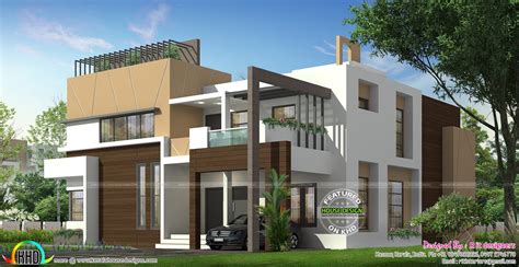 Luxurious 5 bedroom ultra modern home - Kerala Home Design and Floor Plans - 9K+ Dream Houses