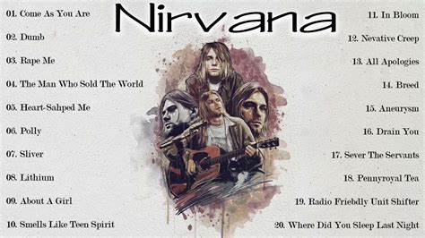 Nirvana Greatest Hits Nirvana Best Songs Nirvana