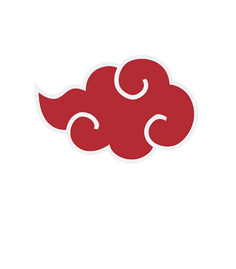 Naruto Shippuden Akatsuki Red Cloud Symbol Sticker by Jamaaf Tasne - Pixels