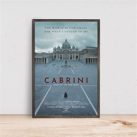 Cabrini Movie Poster, Room Decor, Home Decor, Art Poster for Gift - Etsy