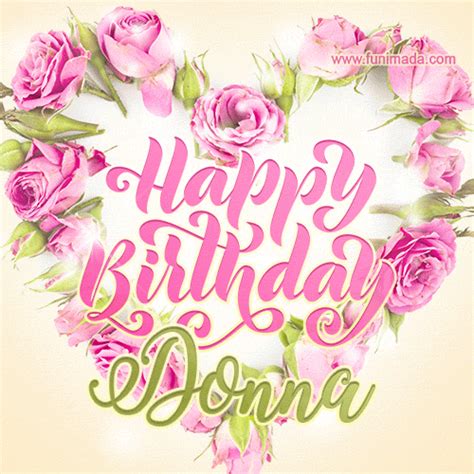 Happy Birthday Donna GIFs - Download on Funimada.com