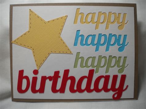 Nothin' Fancy: Birthday Cutout Card