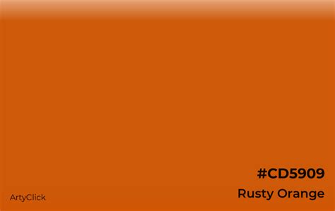 Rusty Orange Color | ArtyClick