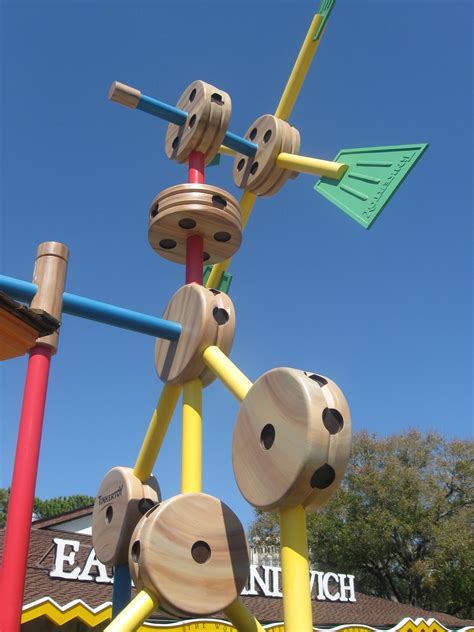 Giant Tinker Toys. Who wouldn't love those!