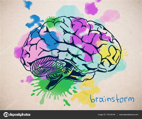 Creative Brain Drawing at GetDrawings | Free download