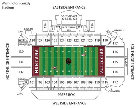 Griz Stadium Seating Chart | Portal.posgradount.edu.pe