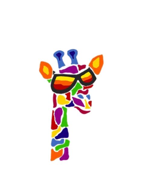 Giraffe in Sunglasses Light T-Shirt T-Shirt