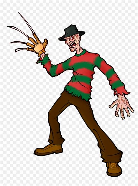 Freddy Krueger - Freddy Krueger Cartoon - Free Transparent PNG Clipart ...