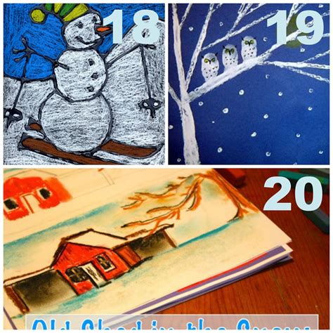 The Unlikely Homeschool: 20 Winter Art Projects for Kids