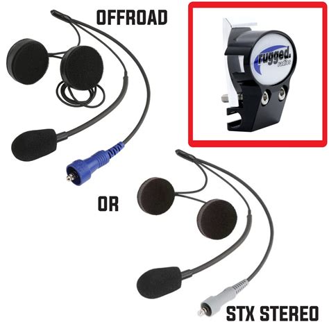 OFFROAD or STEREO Wired Helmet Kit with FREE Quick Mount - New - Overs – Rugged Radios