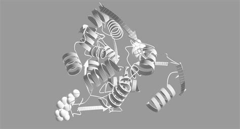 3d animation enzymes model