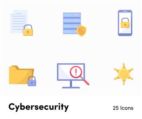 Cybersecurity Flat Vector Icons S11262101 – Infografolio