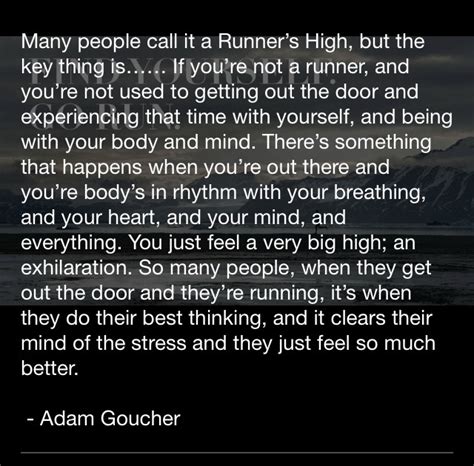 The Runner's High. | Running quotes, Runners high quotes, Running ...