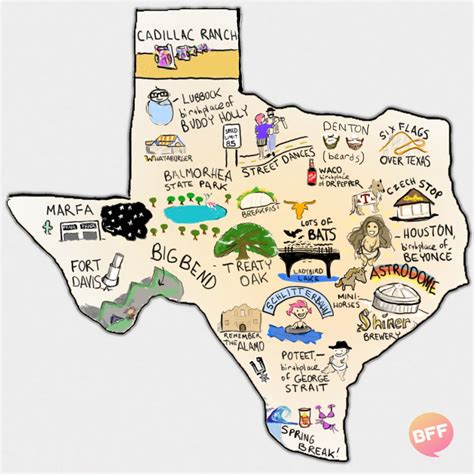 Cadillac Ranch Texas Map | Printable Maps