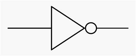 Inverter Circuit Symbol , Free Transparent Clipart - ClipartKey