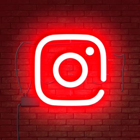 Instagram Logo Neon Sign - Fancelite