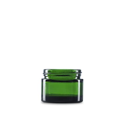 1.7 oz Green Glass Cylinder Low-Profile Jar 53-400 Neck Finish – The Bottle Depot