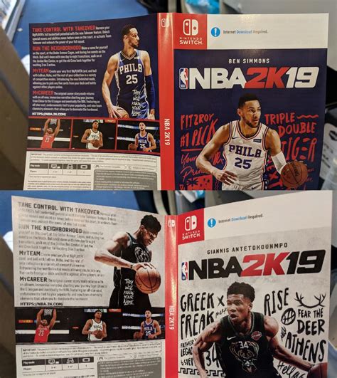 NBA 2K19 Reversible Cover Includes Ugly “Download Required” Banner ...