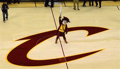 Cleveland Cavs mascot, Sir CC the Cavalier. | Cleveland cavs, Cleveland, Cavs