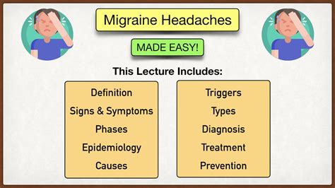 Migraine Headache: Symptoms, Causes, Types, Medication Relief ...