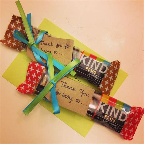 Cute thank you gift idea using KIND bars! | Crafty | Pinterest | Kinder bars, Bar and Gift