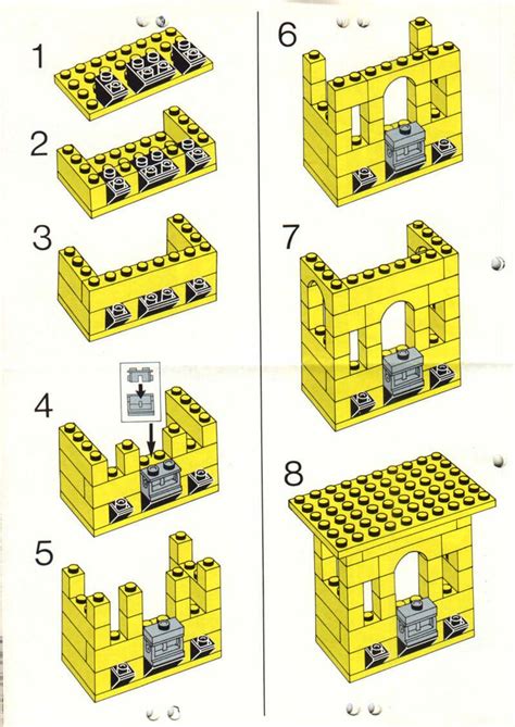 Old LEGO® Instructions | letsbuilditagain.com | Lego castle ...