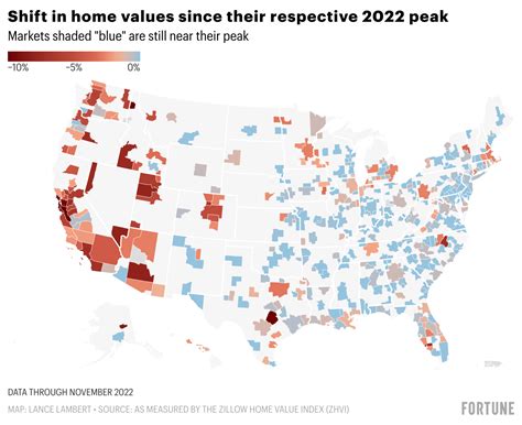 Interactive map: The home price correction (or lack of correction) in ...