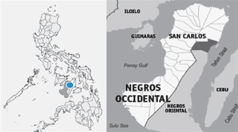 Map of San Carlos City, Negros Occidental | Download Scientific Diagram