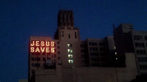 The "Jesus Saves" Sign Los Angeles, Ca - YouTube