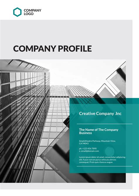 Free Company Profile Template : Company Profile Sample Templates - Create a Professional ...