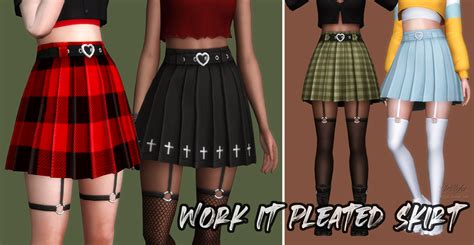 Trillyke | Work It Pleated Skirt & Trigger Garter Tights You...