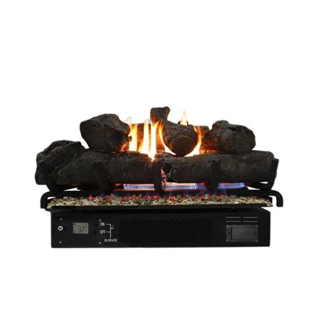 Thermablaster 24-in 40000-BTU Dual-Burner Vent-free Gas Fireplace Logs ...