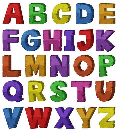Word Art Alphabet Fonts