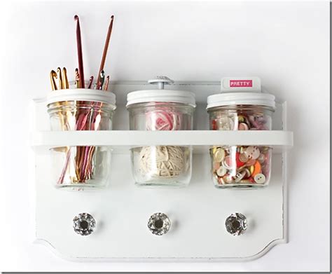 Craft Storage Ideas - Mason Jar Crafts Love