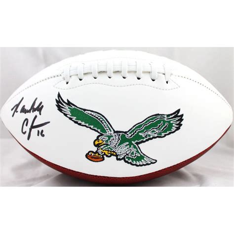 Randall Cunningham Signed Eagles Logo Football (Beckett & Prova) | Pristine Auction