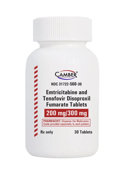 Emtricitabine and Tenofovir Disoproxil Fumarate – Camber Pharmaceuticals